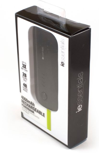 4,000mha Power Bank - Black