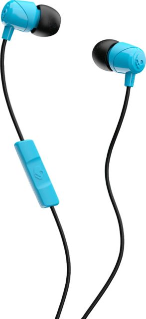 Skullcandy Jib In-Ear Earbuds with Mic, Blue/Black