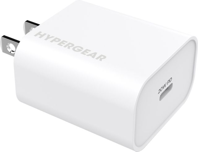 HyperGear USB-C Power Delivery Wall Charger 20W, White